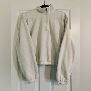 The North Face Cropped Quarter Zip Sweater